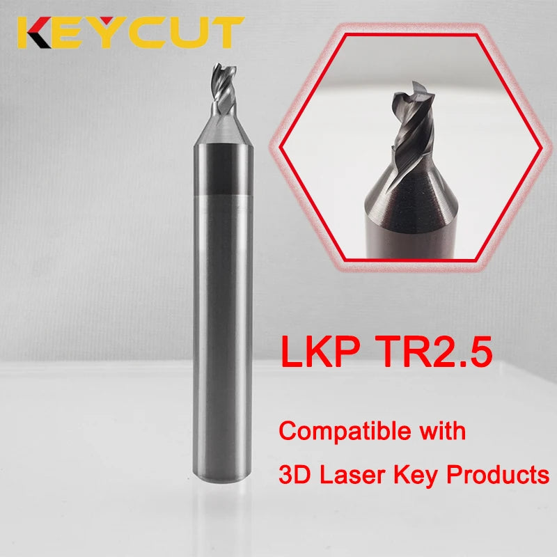 2.5mm LKP TR2.5 Spare Cutter End Mill Cutter Fits 3D-Xtreme 3D-Elite LKP Machines