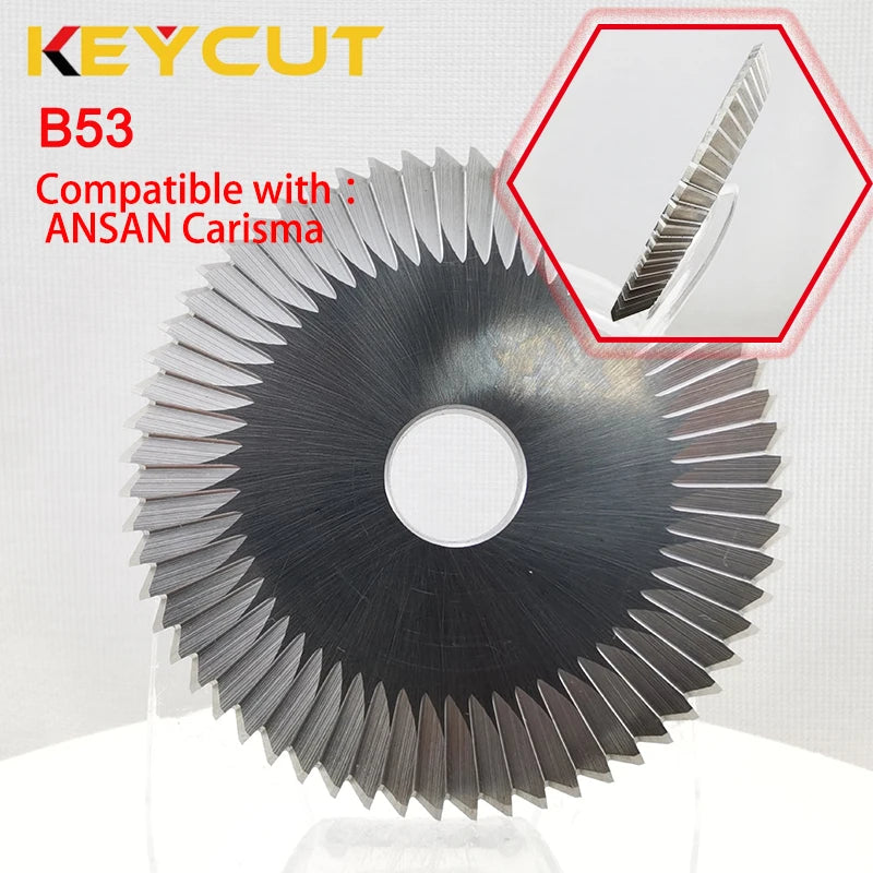 Milling cutter ANSAN B53 50x5x10 Compatible with ANSAN Carisma Key Cutting Machine Locksmith Tools