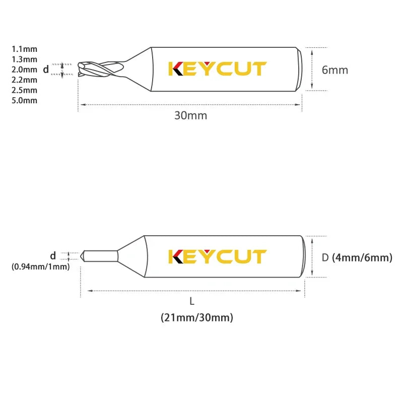 01L 02L 03L 05L 04L 06L 01T 02T 03T Carbide Cutter&Tracer Point Compatible with Silca Futura Locksmith tools Replacement Parts