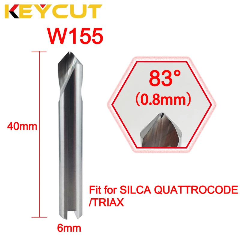 SILCA Cutter W155 83° 0.8mm Fits SILCA Quattrocode & SILCA Triax Key Duplicating Machine Aftermarket Locksmith Tools