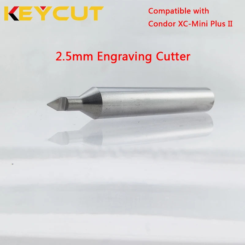 2.5mm Engraving Cutter Replacement Compatible with Condor XC-Mini Plus II Key Machine