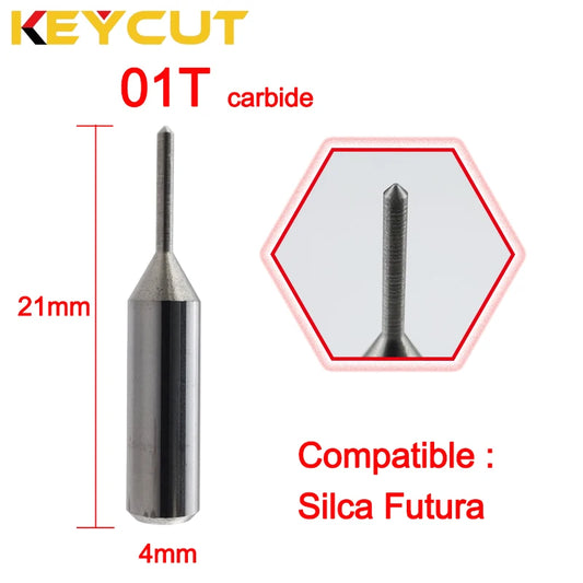 SILCA Futura 01T Tracer Point D4x21mm Fit ILCO Silca Futura & Futura Pro Key Machine Aftermarket