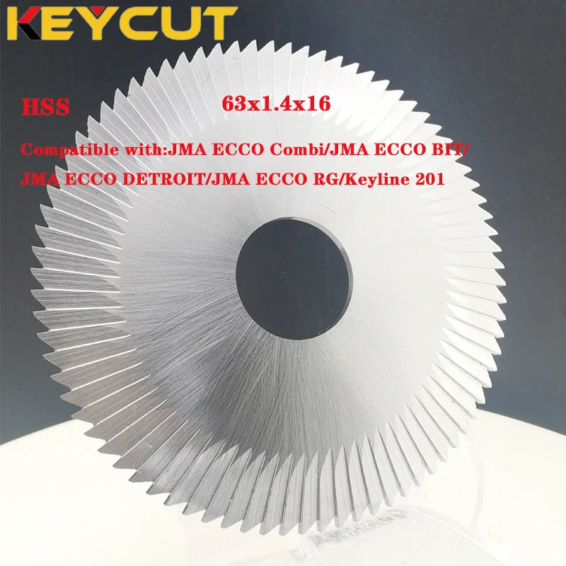 Disc Cutter FP8 FP8W Slot Cutter 63x1.4x16 Milling Cutter Compatible with JMA ECCO BIT Key Machines