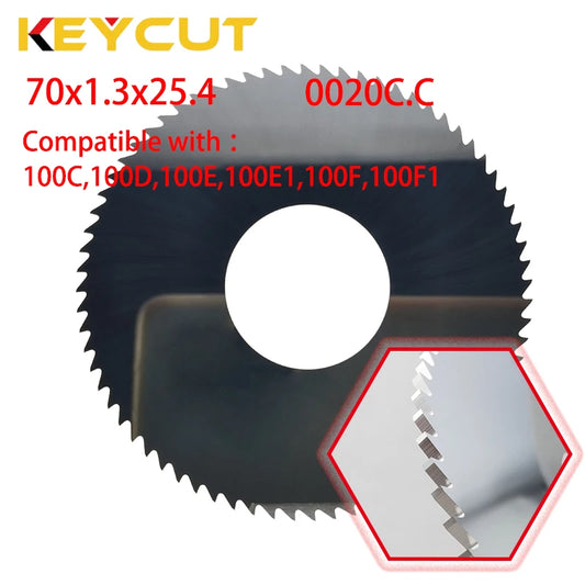 Wenxing  0020C.C  Cutter 70x1.3x25.4 in Carbide Fits Wenxing 100C 100D 100E 100E1 100F 100F1 Aftermarket Locksmith Tools