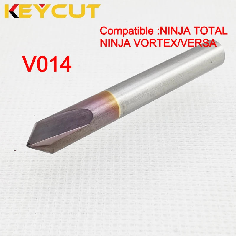 Keyline Milling Cutter V014 in Carbide Fits KEYLINE NINJA TOTAL Keyline Vortex Versa Key Machine Aftermarket Locksmith Tools