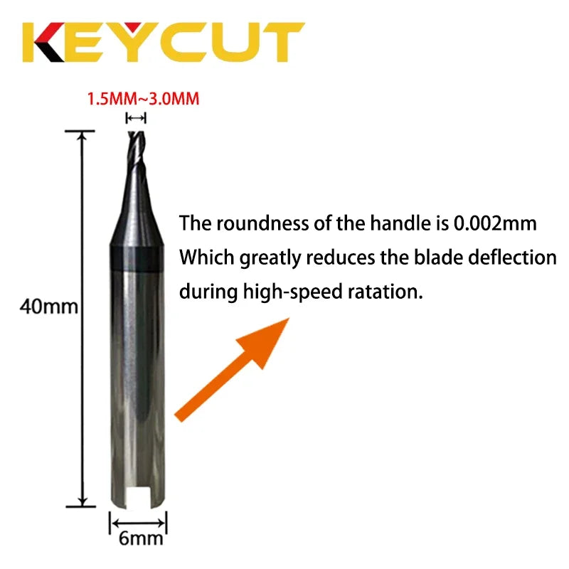 W101 W104 W129 W133 End Mill Cutter Compatible with Silca Viper QUATTROCODE Key Cutting Machine Locksmith Tools