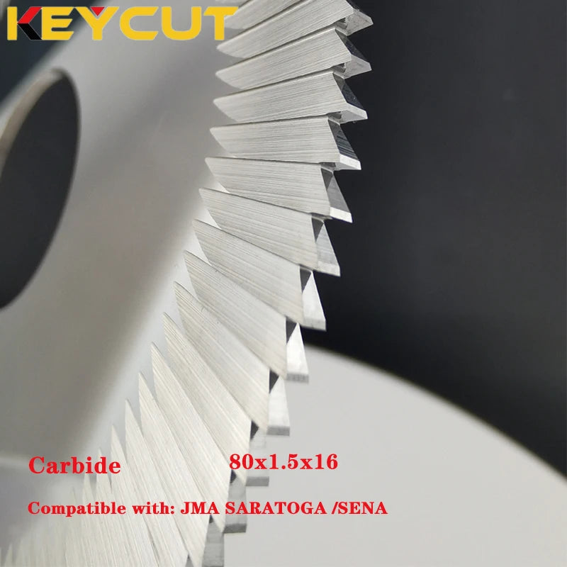 Disc Cutter FP26W Slot Cutter 80x1.5x16 Milling Cutter Compatible with JMA SENA JMA SARATOGA Key Machines