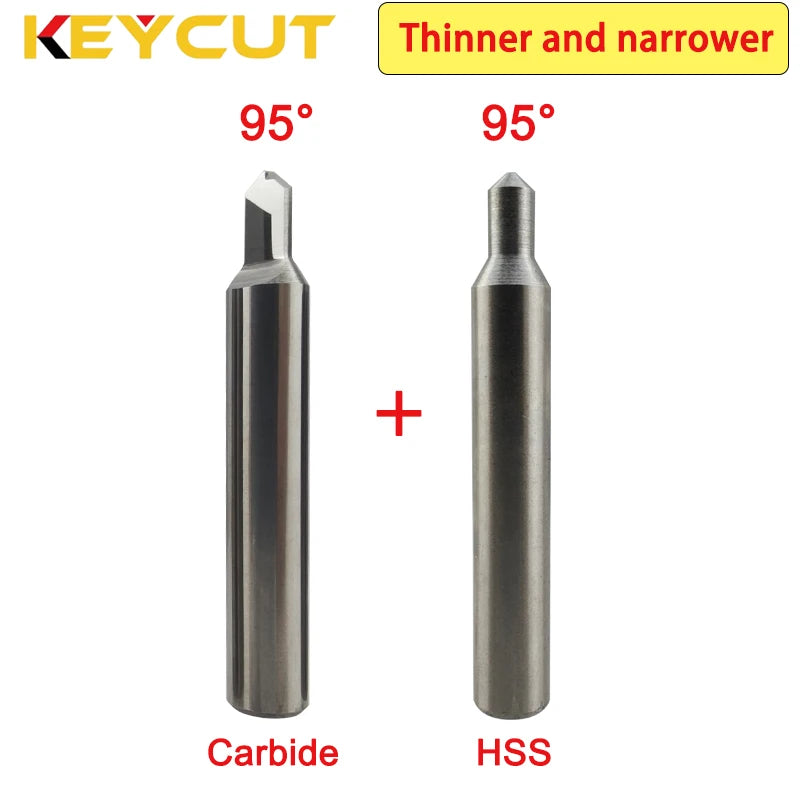 Point Dimple Cutter 80° 90° 95° 100° 105° Copy Dimple Keys for Various Vertical Manual Key Cutting Machine Locksmith Tools