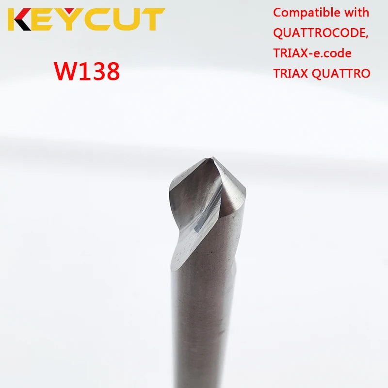 TRIAX Cutter W138 Milling Cutter Compatible with TRIAX QUATTROCODE TRIAX-e.code TRIAX QUATTRO Key Machines