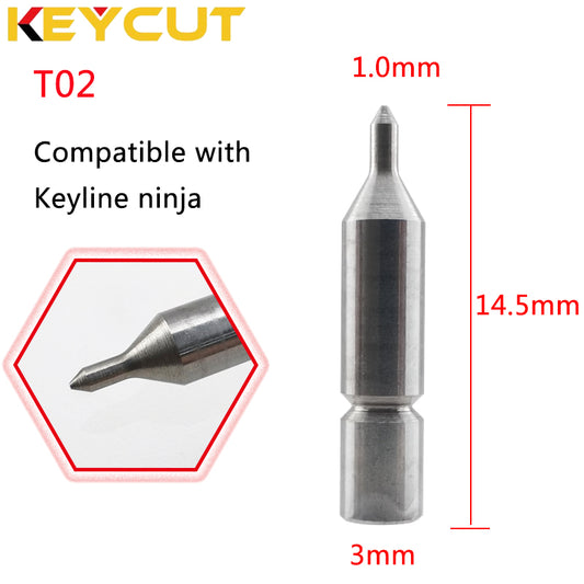 1.0mm T02 Tracer Fits Keyline Ninja & Ninja Laser Ninja & Total Key Machines Aftermarket