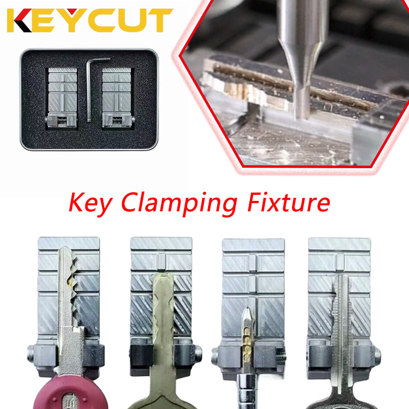 Key Machine Key Clamp Fixture for Car Keys and House Keys Locksmith Tools