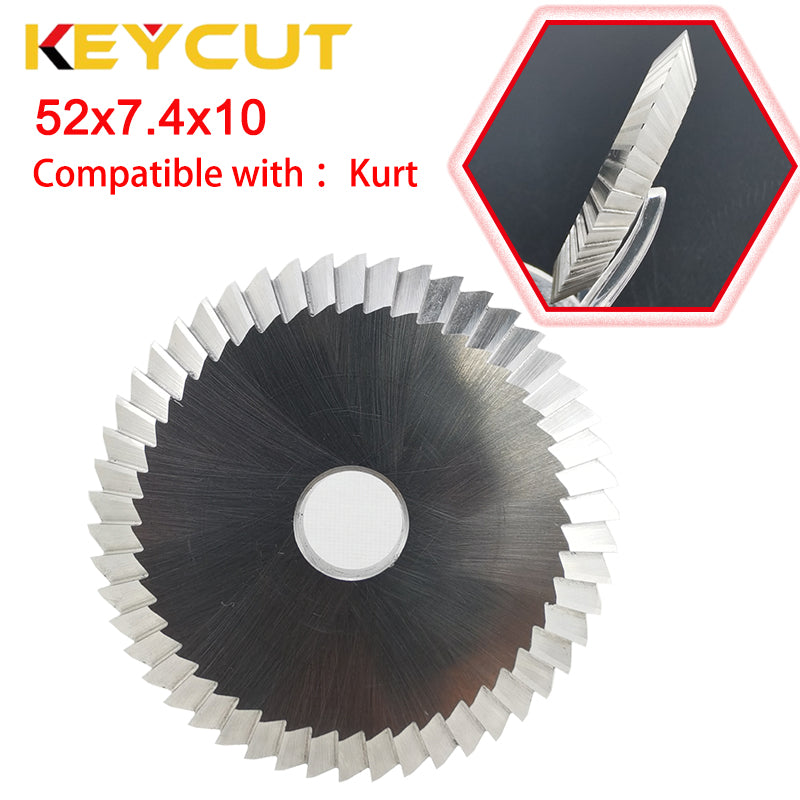 Kurt 52mm Cutter 52x7.4x10 Fits Kurt Key Cutting Machine Locksmith Tools