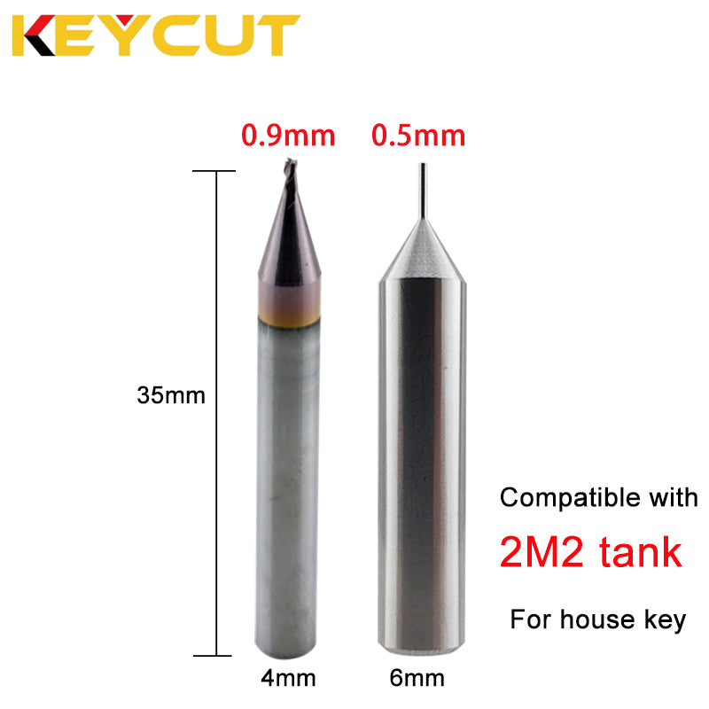 2M2 tank 0.9mm Cutter and 0.5mm Probe for 2M2 tank Key Machine Cut house Keys